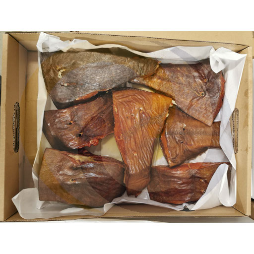 Smoked halibut wattles approx. 2kg Stebnicki (20.13605)