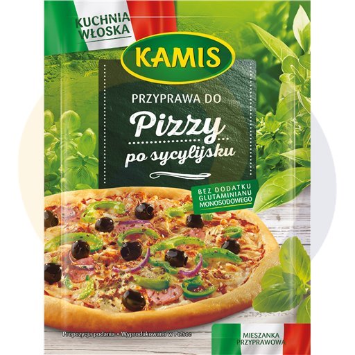 Kamis suchy Przyprawa do pizzy po sycylijsku KW 15g/18szt Kamis kod:5900084238182