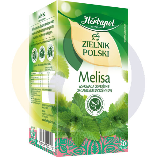 Herbata Zielnik Polski melisa 20t/12szt Herbapol Kr