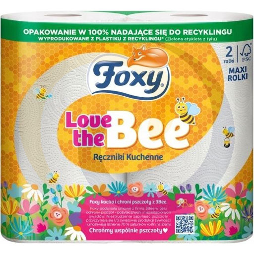 FOXY RĘCZNIK KUCH.LOVE THE BEE A`2 MAXI ROLKI (51.7655)