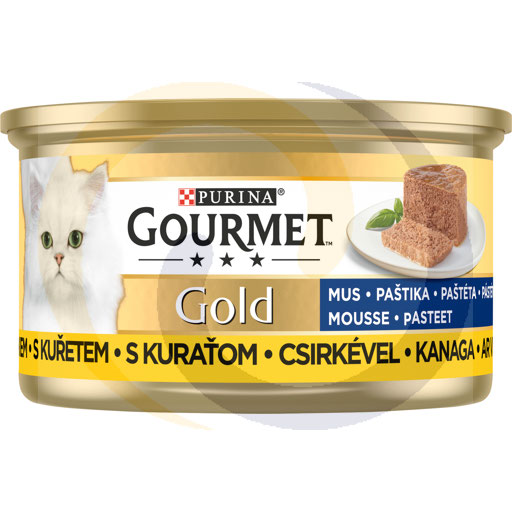 Pokarm Gourmet Gold mus z drobiem 85g/12szt Purina (22.2492)