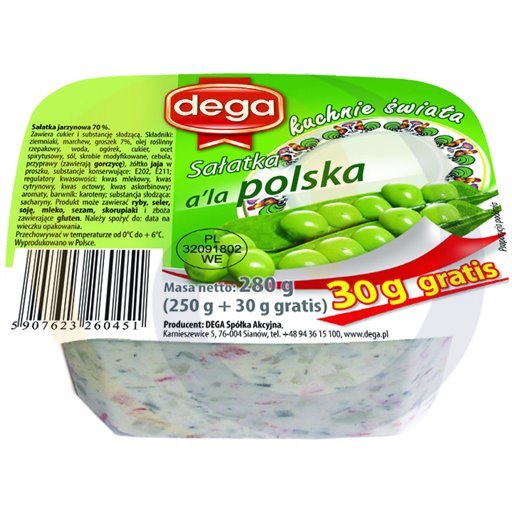 Sałatka a`la polska 250g/5szt Dega (75.6220)