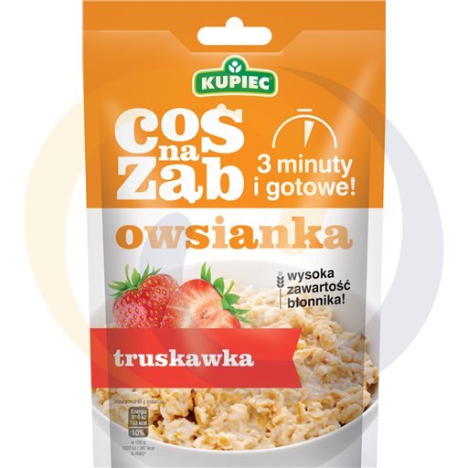 Oatmeal with strawberries SOMETHING TOOTH 50g/14pcs Kupiec