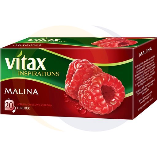Vitax Herbata Inspirations malina 20t*2,0g/12szt  kod:5900175431539