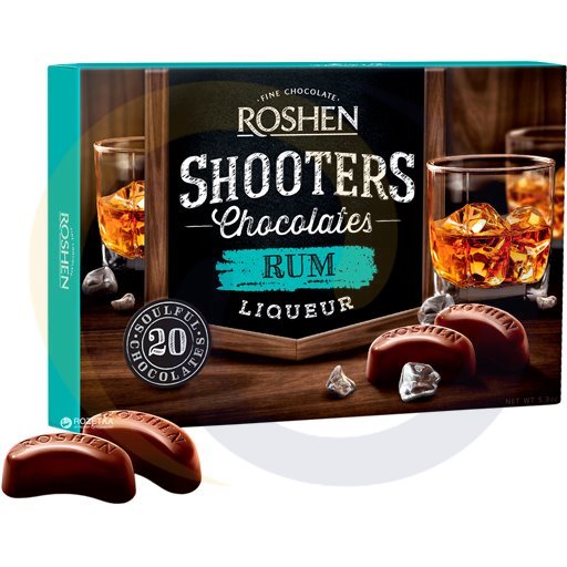 Roshen Europe Bomb. Shooters rum 150g/10szt  Roshen kod:4823077618901