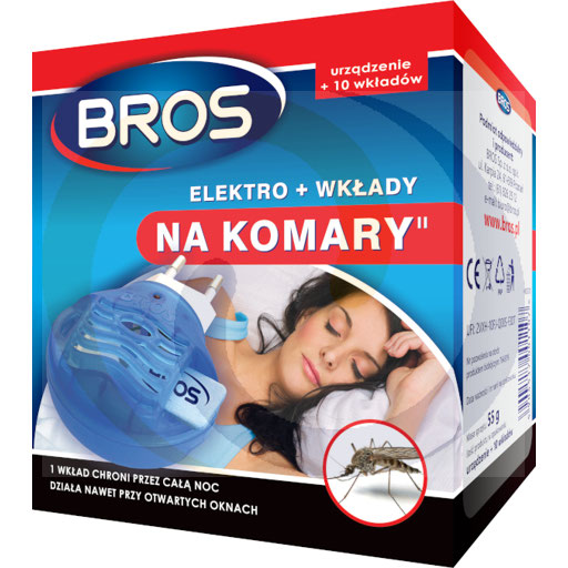 Elektro + 10 wkładów na komary .Bros