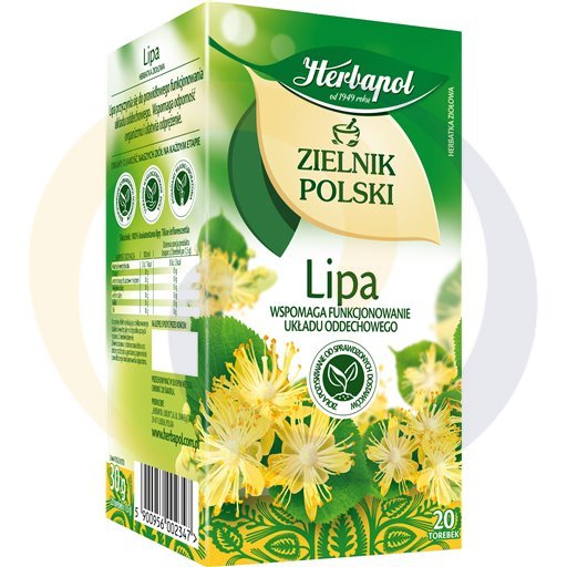 Herbapol Herbata Ziel.Polski lipa 20t*1,5g/12szt  kod:5900956002347