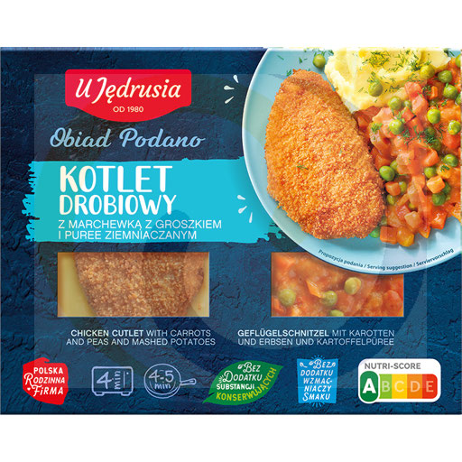 Kotlet dr.z puree i marche z grosz 400g/5szt U Jędrusia