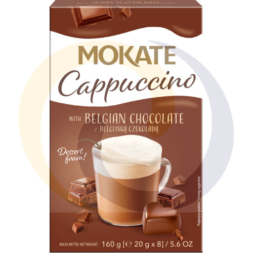 Cappuccino kartonik z belgijską czek 20g/8szt/12d Mokate (52.1287)
