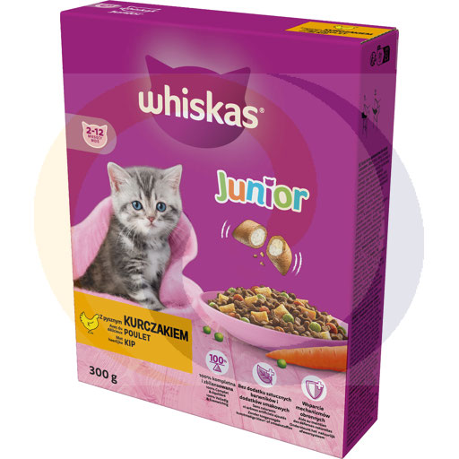 Pokarm Whiskas suchy Junior kurczak 300g/6szt Mars (66.5071)