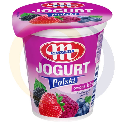Mlekovita Jogurt Polski kubek owoce leśne 150g/20szt  kod:5900512350127