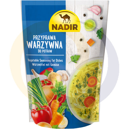Nadir Przyprawa warzywna do potraw 200g/20szt  kod:5901135010214