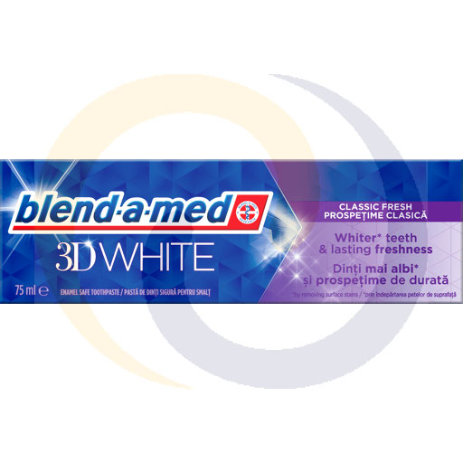 Pasta do Zębów Blend-A-Med 75ml 3D White Niebiesk