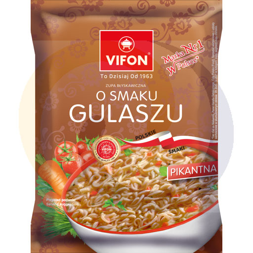 Zupa Vifon o smaku gulaszu pikantna 65g/24szt Tan-Viet (94.1206)