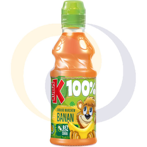 Sok Kubuś 100% banan marchew jabłk.pet 0,3l/12szt Maspex