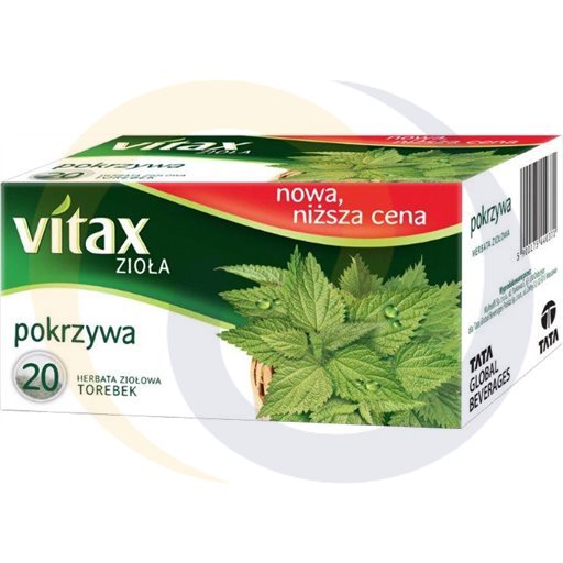 Vitax Herbata zioła Pokrzywa 20*1,5g/10szt  kod:5900175440371