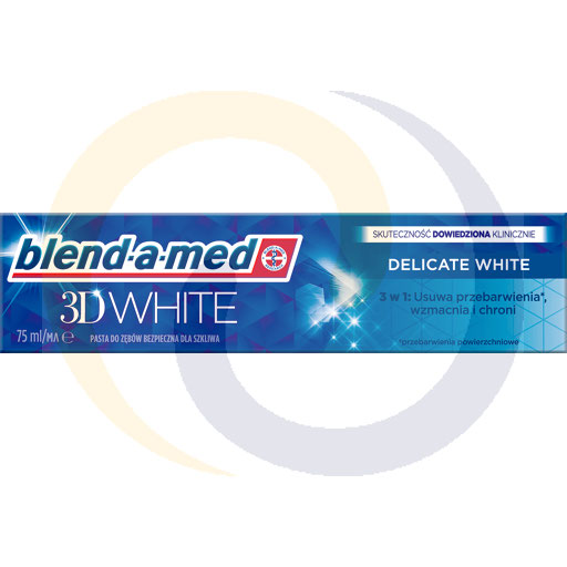 PASTA DO ZĘBÓW BLEND-A-MED 75ML 3D WHITE DELIC