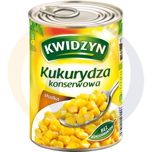 Kukurydza konserwowa słodka 400g/10szt Kwidzyn (94.1151)