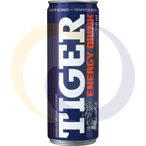 Energy Drink Tiger Class. can. 250ml/24pcs E Maspex (30.73)