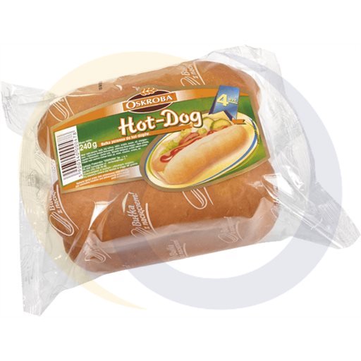 Oskroba Hot - dog 240g/8szt  kod:5900340000478