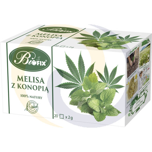 Herbal tea ex. Lemon balm with hemp 40g Bifix