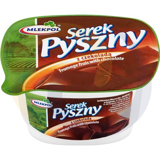 Mlekpol Ex Serek homogenizowany Pyszny czekolada 140g/12szt Mlekpol kod:5900820003388