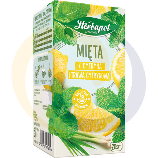 Herbalist Polish Tea mint lemon, lemon, 20t/12Herbapol