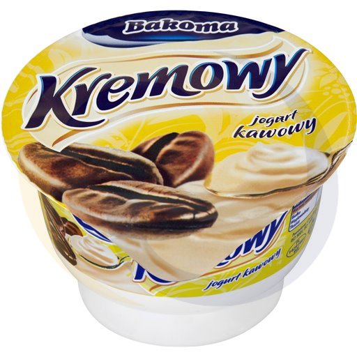 Bakoma Kremowy jogurt kawowy 150g/12szt  kod:5900197000355