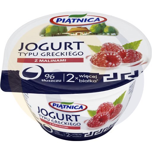 OSM Piątnica Jogurt Typu Greckiego Malina 150g/12szt  kod:5900531003301
