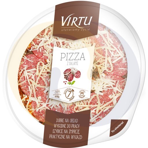 Virtu Pizza salami 475g/6szt  kod:5906295832737