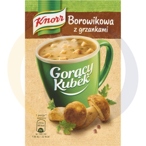 Knorr Zupa GK krem borowikowy z grzankami 15g/40szt  kod:8712100868054