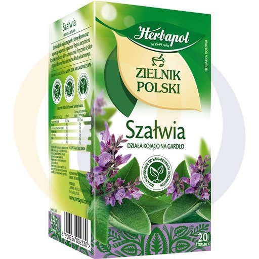Herbapol Herbata Ziel.Polski szałwia 20t*1,2g/12szt  kod:5900956002330