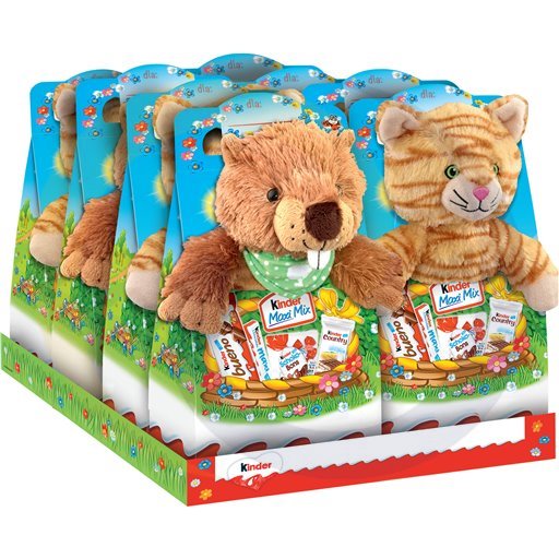 Ferrero Kinder Maxi Mix Peluche 133g/8szt  &WN  kod:4008400270326