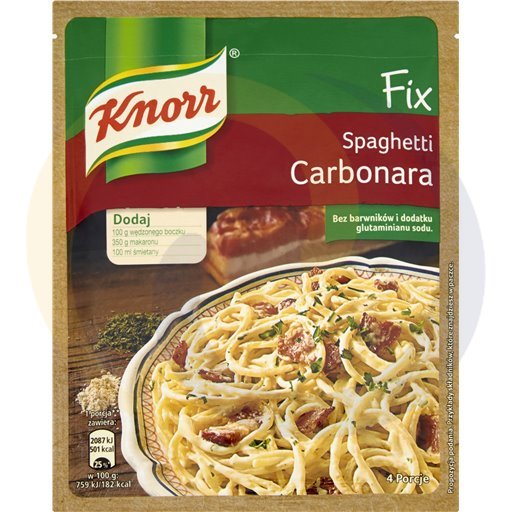 Knorr Fix Spaghetti Carbonara 45g/22szt  kod:5900300512256