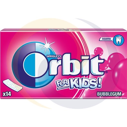 Wrigley Guma Orbit for Kids bubble gum 14lis/12szt/32dis  kod:42155034