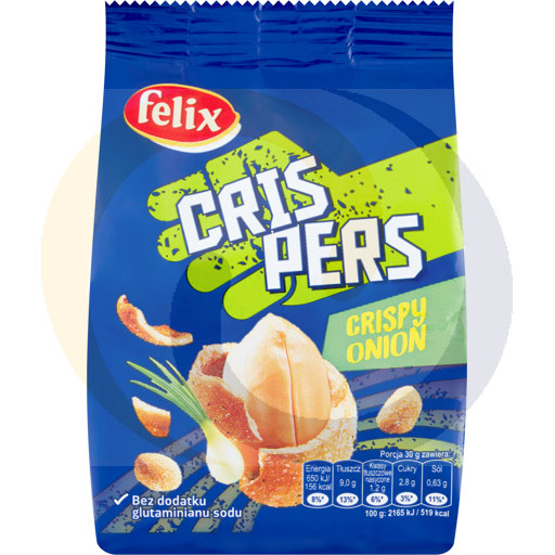Orzechy crispers green onion 125g/12szt Felix