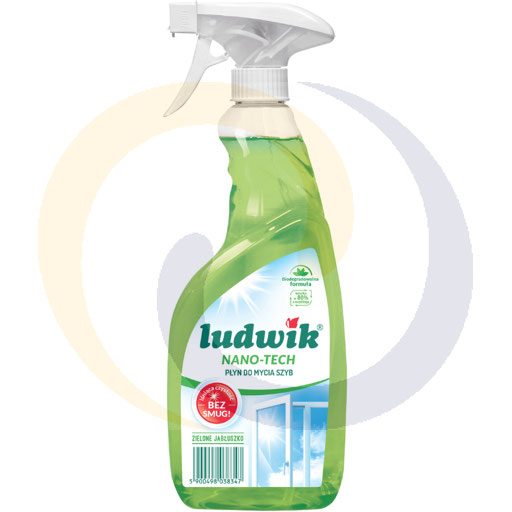 Ludwik z alk.płyn do szyb jabłko 600ml/6szt Inco