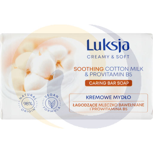 MYDŁO W KOSTCE LUKSJA 90G CREAMY COTTON