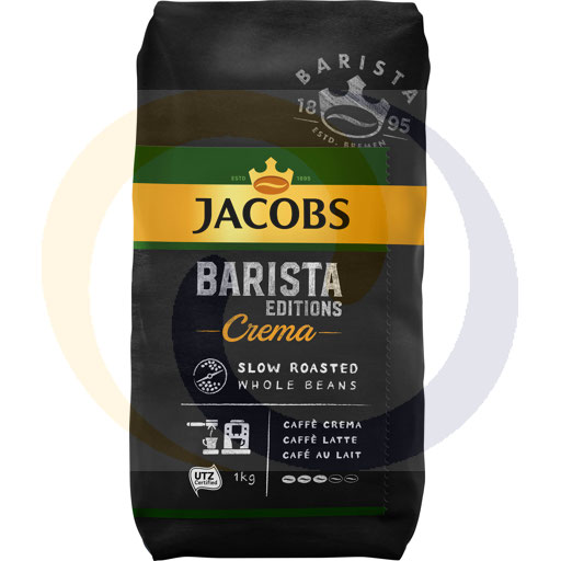Jacobs Kawa ziarnista Barista Crema 1,0kg/4szt  kod:8711000895849