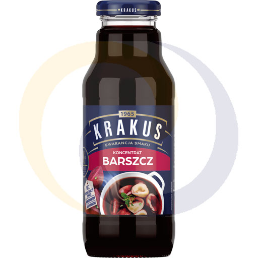 Koncentrat Krakus barszcz czerw. 0,3l/12szt E Agros Nova