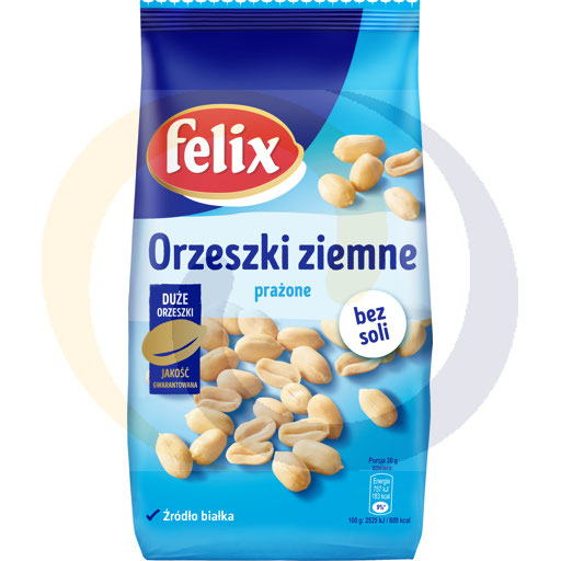 Roasted peanuts without salt and fat 220g/14pcs Felix