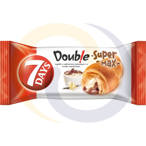 Croissant 7Days Supermax cocoa-vanilla 110g/20pcs Mondelez