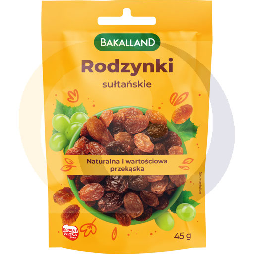 Rodzynki sułtańskie 45g/6szt Bakalland (99.6644.end)