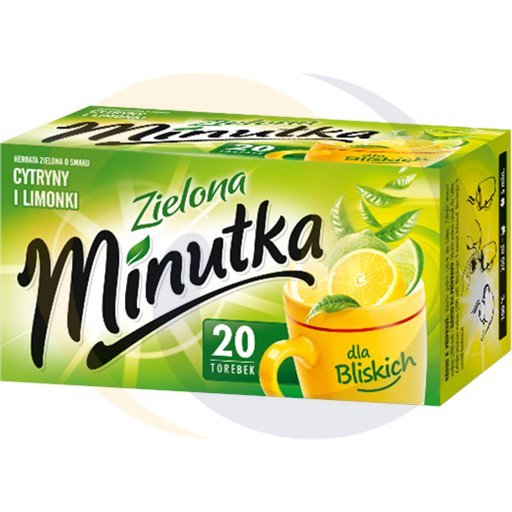 Mokate - herbaty Herbata ex.ziel.Minutka cyt&limonka 20t/28g/12szt Mokate kod:5900396028587
