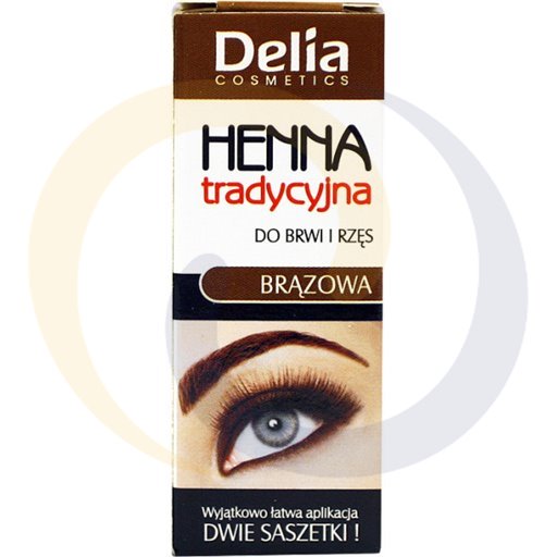 Henna brązowa zwykła 20szt Delia (16.6573)