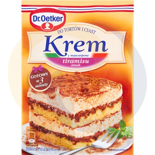 Dr. Oetker Krem do tortów i ciast tiramisu 122g/20szt Dr.Oetker kod:5900437013923