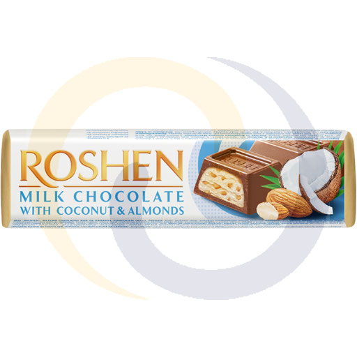 Baton czek.z nadz.o sm.kokos migdał 38g/30szt/6di Roshen