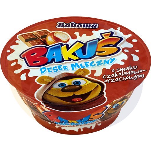 Bakoma Bakuś deser czekoladowo-orzechowy 100g/12szt  kod:5900197019401