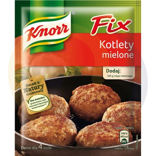Knorr Fix Kotlety Mielone 4P 64g/20szt   kod:5900300512379