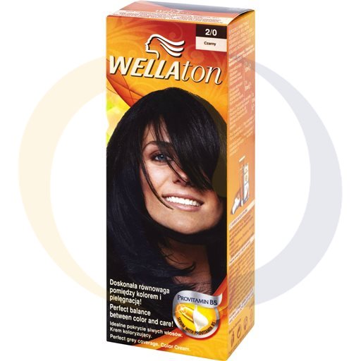 Procter & Gamble Chemia Farba do włosów Wellaton 2/0 Czarny kod:4056800875542